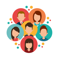 Illustration of user groups